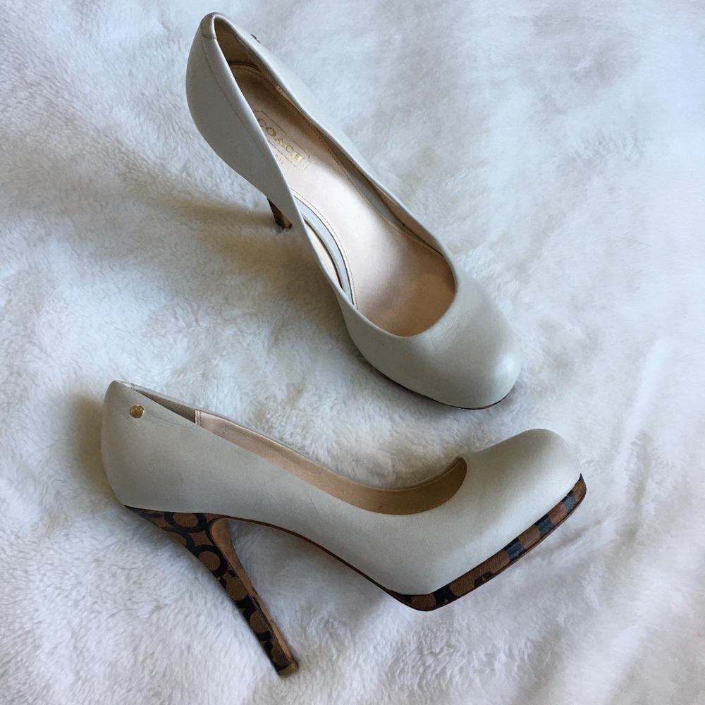 Coach Alexa Soft Calf Leather Pumps 6.5